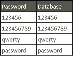 Direct password storage